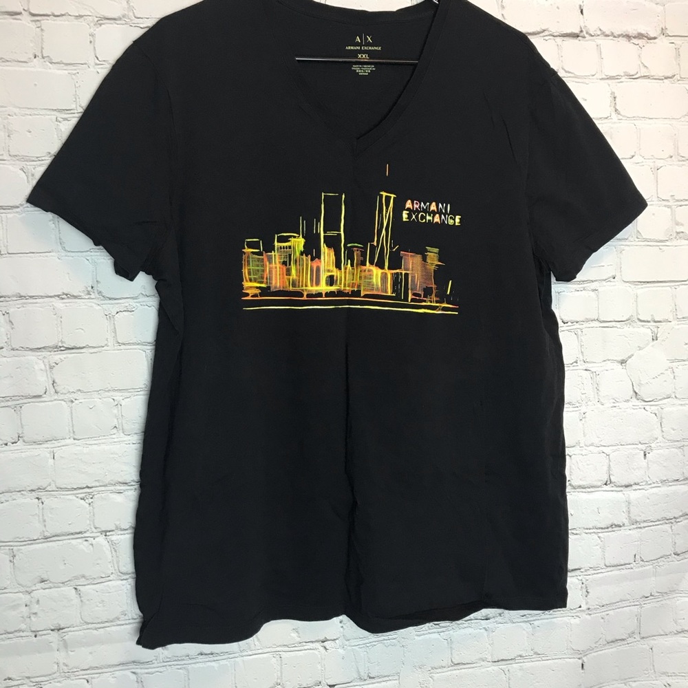 Armani Exchange Slim Black Shirt